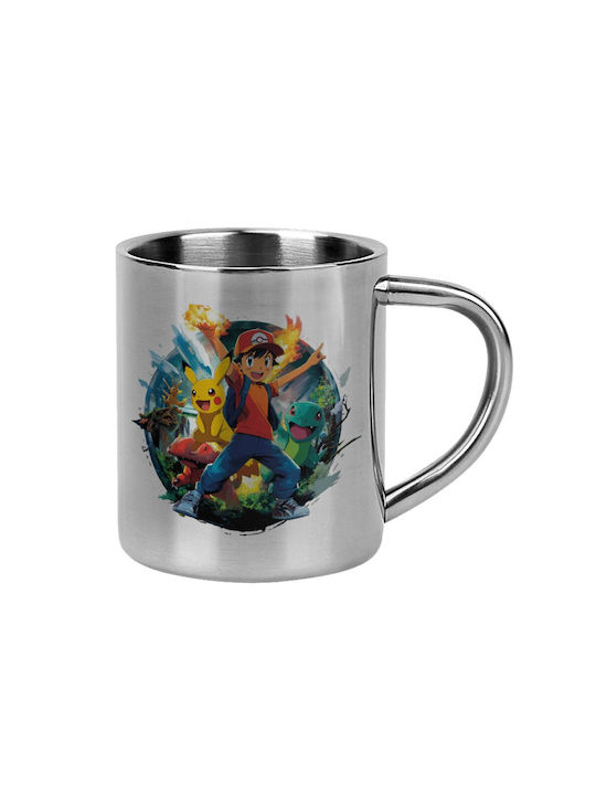 Koupakoupa Ash Ketchum & Pikachu Mug Metallic w...