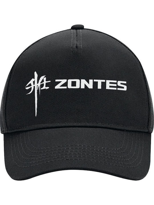 Zontes Adult Cap Ultimate Black 100% Cotton Dri...