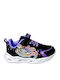 Kids Sneakers with Hoop & Loop Closure Black