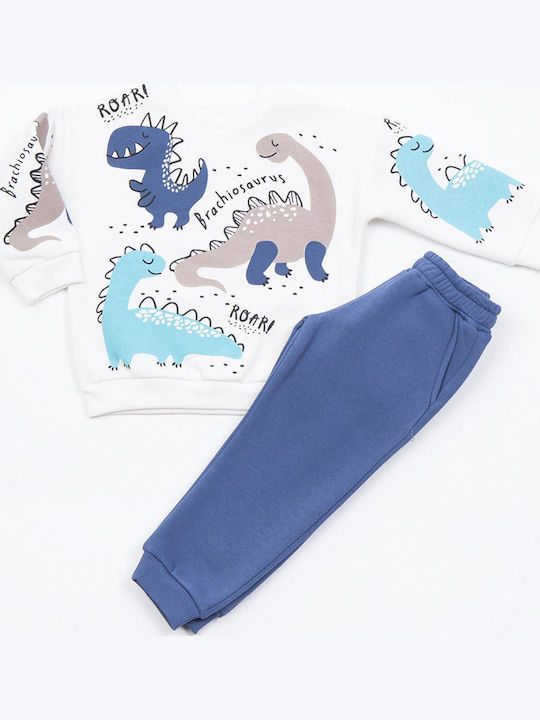 Trax Kids Sweatpants Set White 2pcs