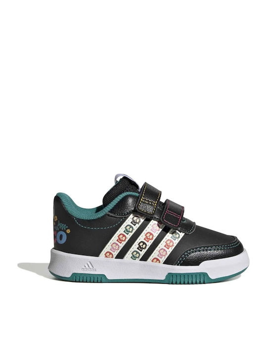 adidas Tensaur Παιδικά Sneakers με Σκρατς Μαύρα