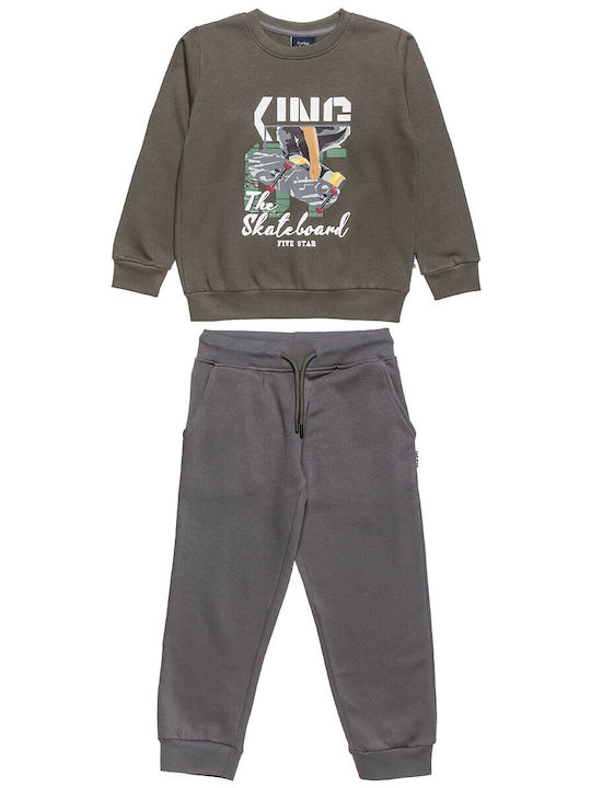 Kinder Sweatpants Set - Jogginganzug Grün 2Stück