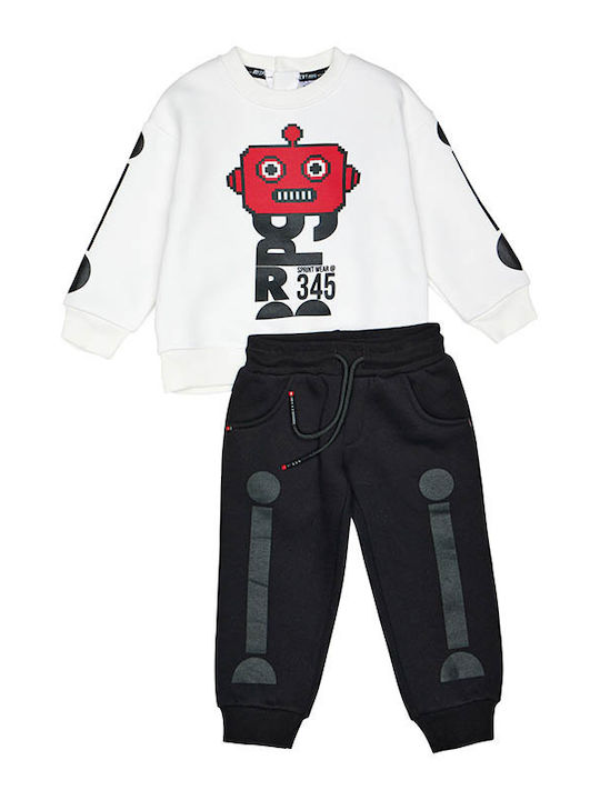 Sprint Kids Sweatpants Set White 2pcs