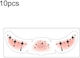 10 Pieces Package Realistic Freckle Tattoos Waterproof Stickers Makeup Fake Freckles Party Costume Halloween Qt-0175