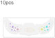 10 Pieces Pack Christmas Temporary Face Tattoo Stickers Laser Design Body Freckles Qt-0202