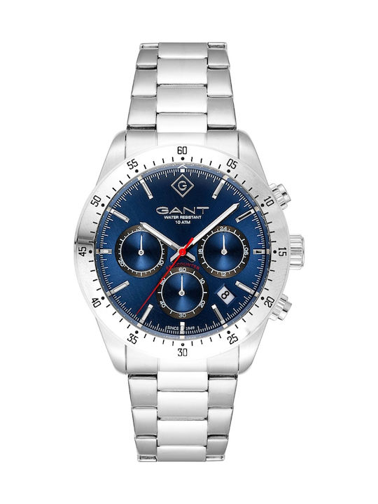 Gant Greenfield Chronograph Ρολόι Μπαταρίας με Μεταλλικό Μπρασελέ Gant Greenfield Chronograph Ρολόι Μπαταρίας με Μεταλλικό Μπρασελέ