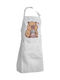 Koupakoupa Capybara Bubble Tea Ποδιά Κουζίνας Λευκή 22x40cm KP_31376_apron-bbq-adult