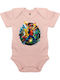 Koupakoupa Ash Ketchum & Pikachu Short-Sleeved Pink Powder