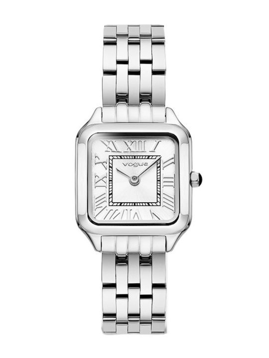 Vogue Women's Watch with Silver Metal Bracelet
