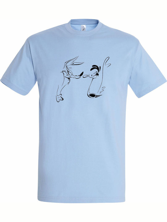 Unisex T-shirt Road Runner Coyote Vintage Carto...