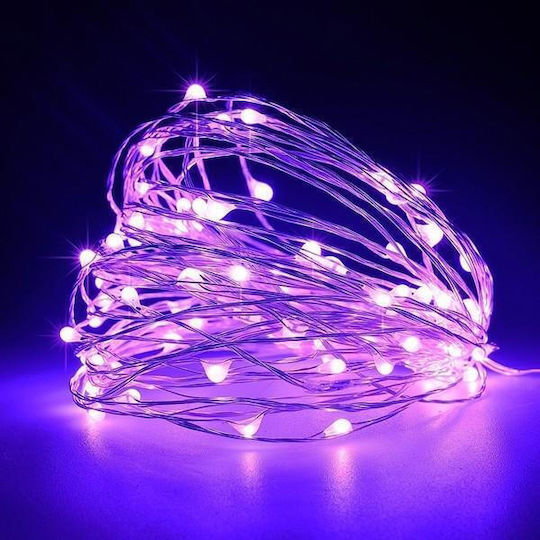 LED Лампички 5 м Лилави на Лента