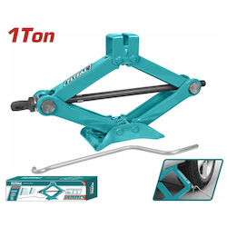 Total Hand Operated Scissor Jack with Lifting Capacity up to 38 cm and Load Capacity up to 1 Ton Total Hand Operated Scissor Jack with Lifting Capacity up to 38 cm and Load Capacity up to 1 Ton