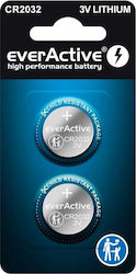 everActive Μπαταρίες Λιθίου CR2032 2τμχ