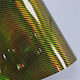 Autoaufkleber Film Kohlenstoff Regenbogen Effekt – Gold 50×100cm