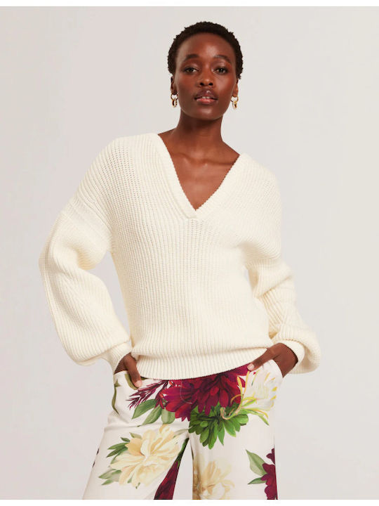 Ted Baker Velmee Pulover Damă Alb