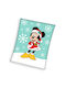 Disney Κουβέρτα Fleece Minnie Γαλάζια 160x130εκ.