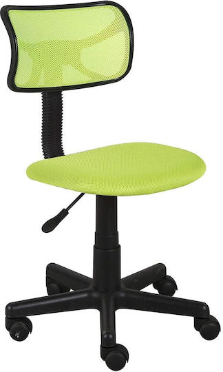 Kids Desk Chair Green 40x38x72.5-82.5cm