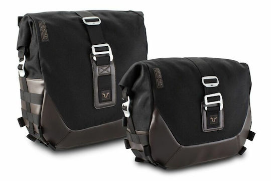 SW-Motech Bases Motorcycle Saddle Side Bag Set in Black Colour