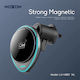 Moxom Lx-vs801 Wl Car Mobile Mount with Magnet and Wireless Charging Blue