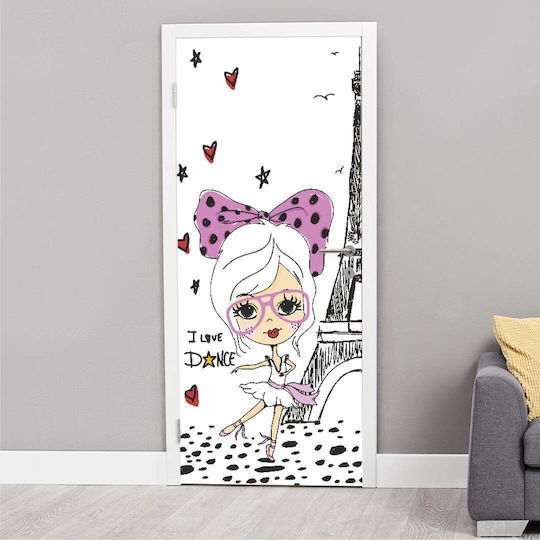 Caravelshop Детска стикерна за стена Врата 90x200бр