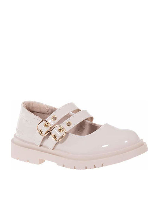 Mayoral Kids Patent Leather Ballerinas with Adj...