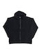 Black Hoodie Cardigan