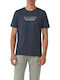 Herrenblusen T-Shirt Marineblau