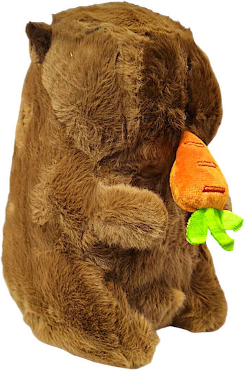 Mohicans Black Line Plush Capybara with Carrot 25 cm