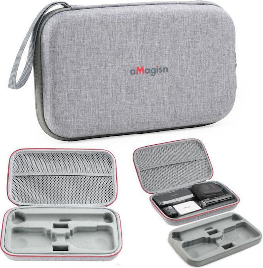 Dji Osmo 360 Amagisn Medium Size Storage Case Durable Organizer Bag Removable Inner Tray Grey