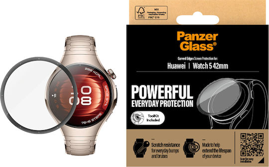 PanzerGlass Displayschutzfolie für das Huawei Watch 5 42mm 1Stück