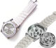 Time Grinder Metal Τρίφτης Ρολόι Λευκό 43mm 2 Parts