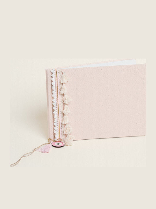 Beauty Home Carte De Dorințe Pentru Nunți Roz Auriu Lurex Lateral