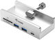 Equip USB 3.2 3-Port Hub with USB-A Connection Gray