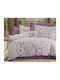 MayHome Duvet Set Single 160x240cm Polycotton Floral 2pcs 350 GSMGsm