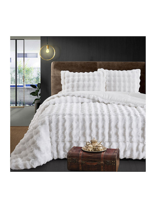 Beauty Home Double Duvet Cover 180x240cm White 12661PMHD 400 GSM