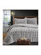 Beauty Home Bettbezug Übergröße 240x260cm Grau 400 GSM