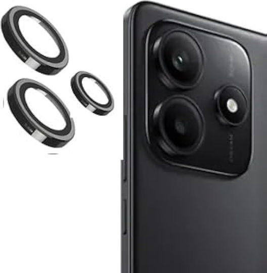 Προστασία Κάμερας Tempered Glass Μαύρο για το Xiaomi Redmi Note 14 5G