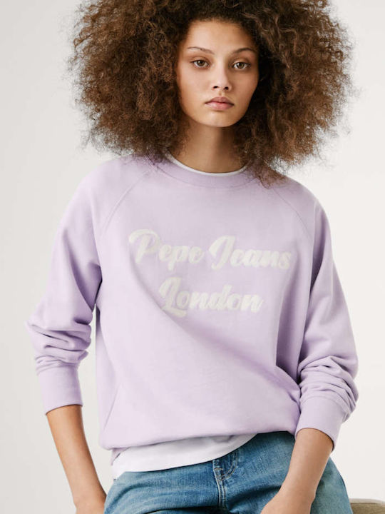 Pepe Jeans Alison Дамски Суитшърт Лилав