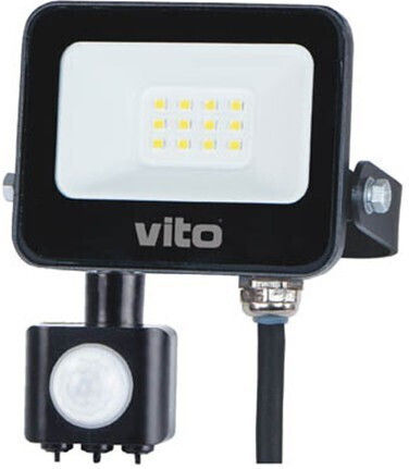 Vito Waterproof LED Flood Light 20W Cold White 6000K with Motion Sensor IP65
