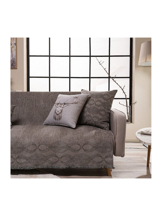 Teoran Garland Ριχτάρι Πολυθρόνας Chenille 180x...