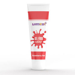 Lumea Χρώμα Ζαχαροπλαστικής σε Μορφή Gel Κόκκινο 30gr Σωληνάριο
