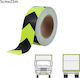 Adhesive Reflective Tape in Black Colour 25m x 5cm
