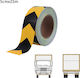 Self-Adhesive Reflective Tape in Black Colour 25m x 5cm