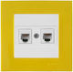 Mutlusan Rita Complete Double Telephone Socket ...