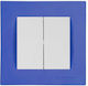 Mutlusan Mutlusan Double Wall Switch with Blue ...