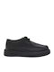 Leder Herren Mokassins in Schwarz Farbe