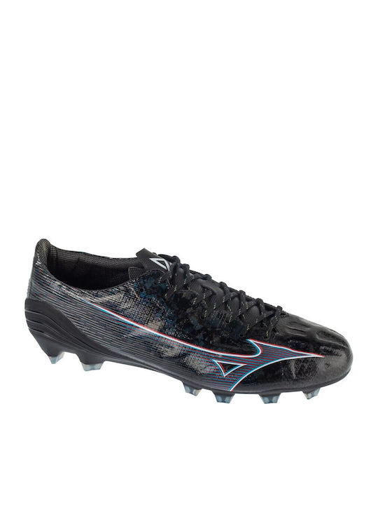 Mizuno Alpha Pro Ποδοσφαιρικά Παπούτσια με Τάπες FG Μαύρα