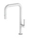 Ottone Meloda Kitchen Faucet Counter with Pull-Out Spray White