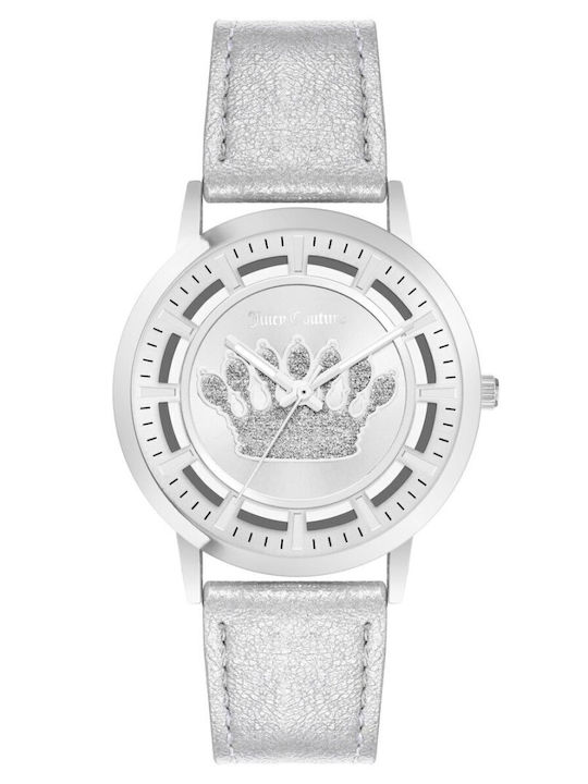 Juicy Couture Women's Watch with Silver Leather...