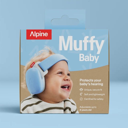 Alpine Muffy Baby Παιδικές Ωτοασπίδες σε Γαλάζιο Χρώμα 2τμχ